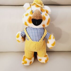 RARE Pachinko Palace Stuffed Animal Vtg 1970's Carnival Plush Toy Prize Cartoon